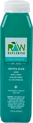 Raw Replenish Revita Blue Cold-Pressed Juice Image